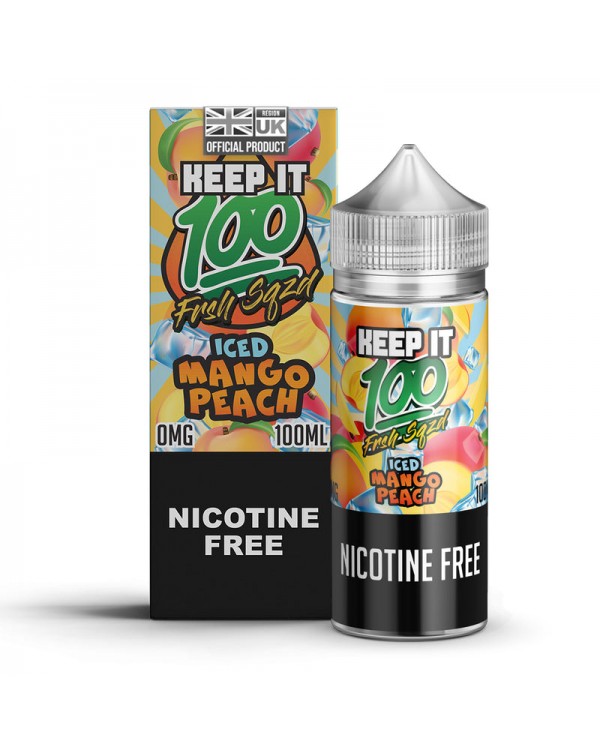 Keep It 100 Iced Mango Peach 0mg 100ml Short Fill ...