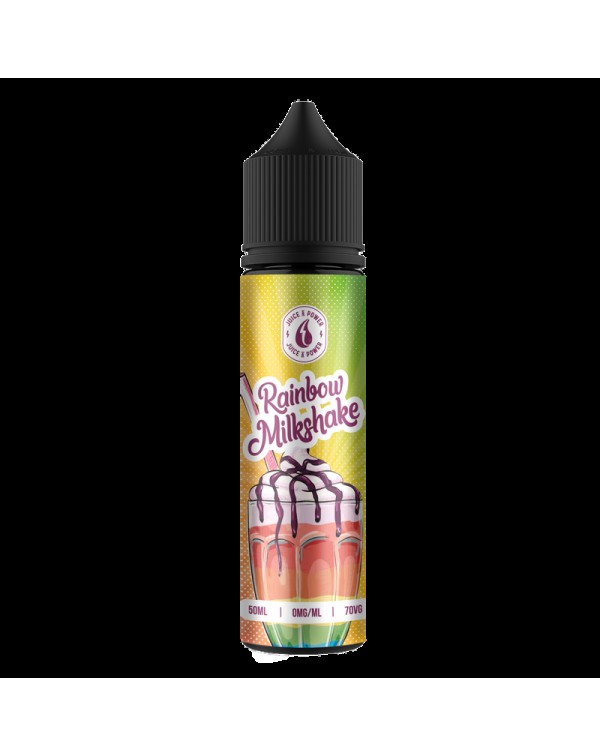 Juice N Power Rainbow Milkshake E-liquid 50ml Shor...