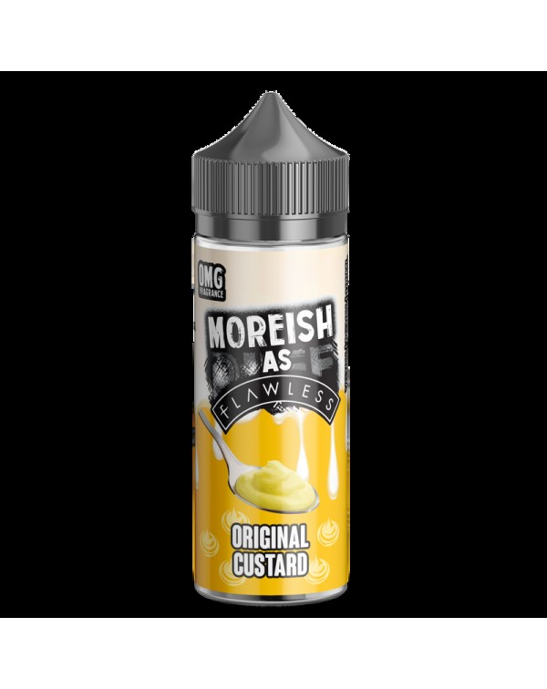 Moreish as Flawless Original Custard 0mg 100ml Sho...