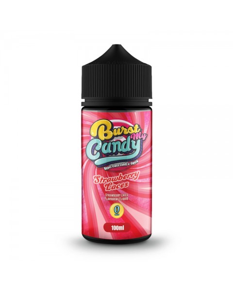 Burst My Candy Strawberry Laces 0mg 100ml Short Fill E-Liquid