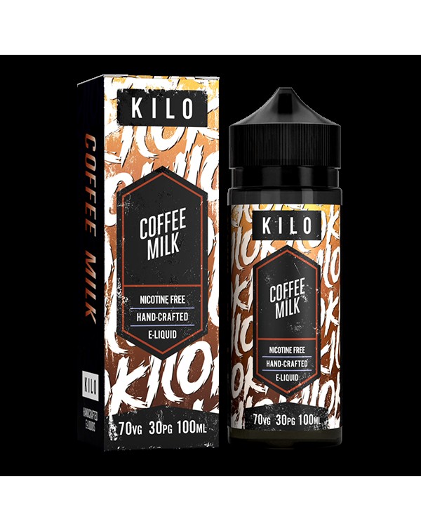 Kilo New Series: Coffee Milk 0mg 100ml Short Fill ...