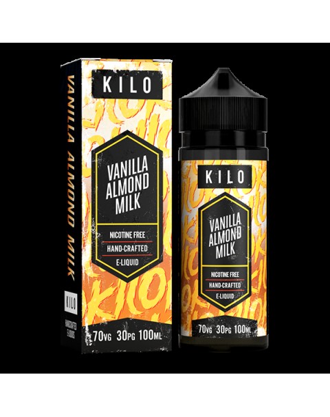 Kilo New Series: Vanilla Almond Milk 0mg 100ml Short Fill E-Liquid