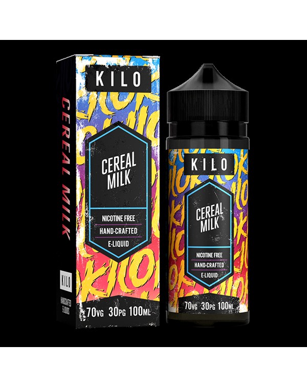 Kilo New Series: Cereal Milk 0mg 100ml Short Fill ...