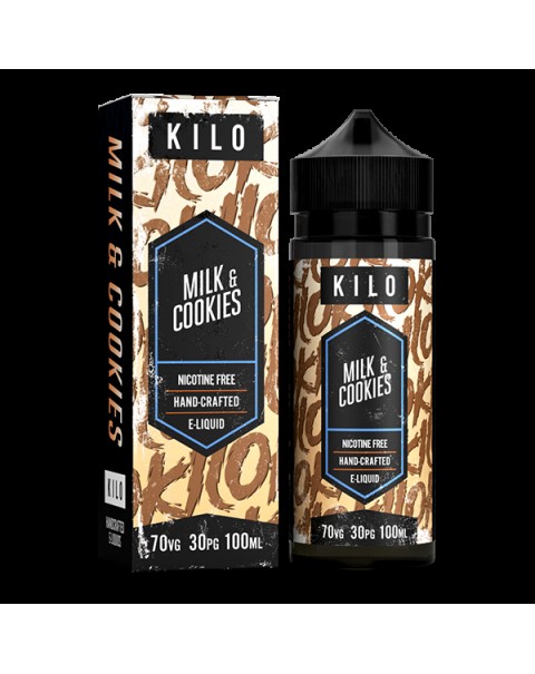 Kilo New Series: Milk & Cookies 0mg 100ml Short Fill E-Liquid