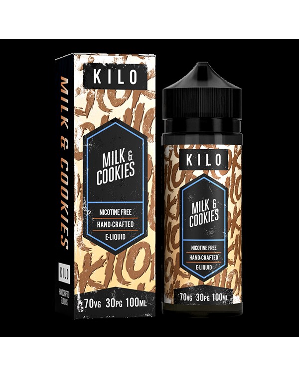 Kilo New Series: Milk & Cookies 0mg 100ml Shor...