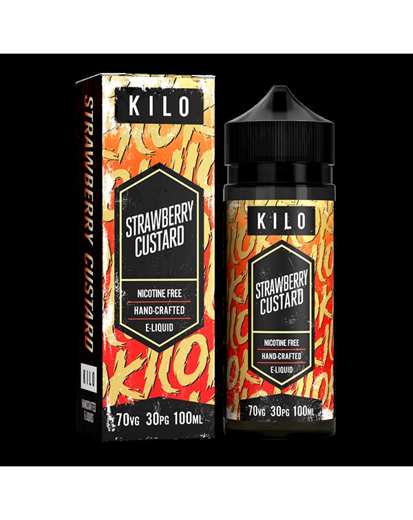 Kilo New Series: Strawberry Custard 0mg 100ml Shor...