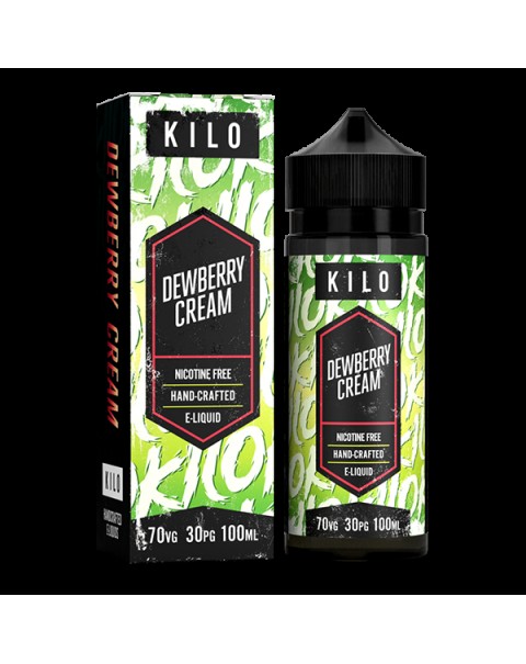 Kilo New Series: Dewberry Cream 0mg 100ml Short Fill E-Liquid