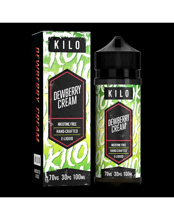 Kilo New Series: Dewberry Cream 0mg 100ml Short Fi...