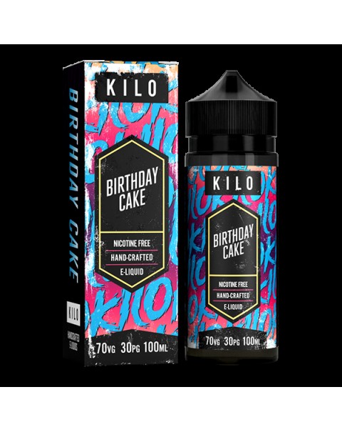 Kilo New Series: Birthday Cake 0mg 100ml Short Fill E-Liquid