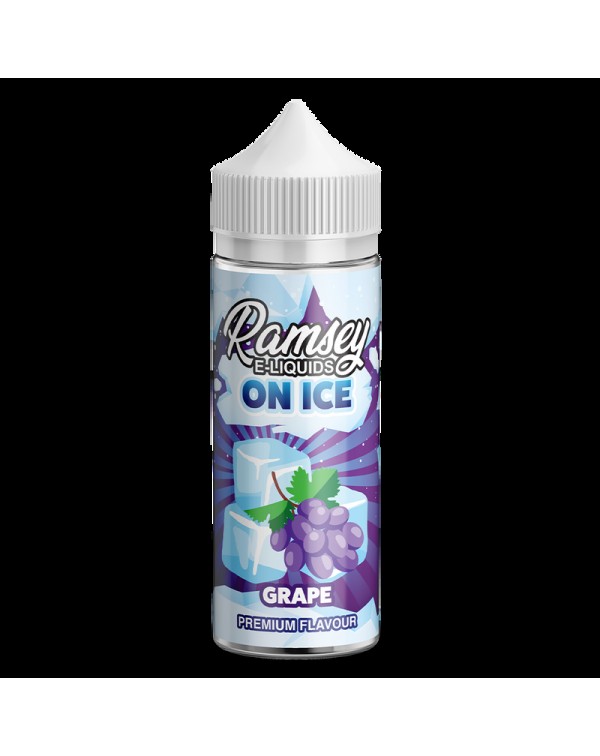 Ramsey E-Liquids On Ice Grape 0mg 100ml Short Fill...