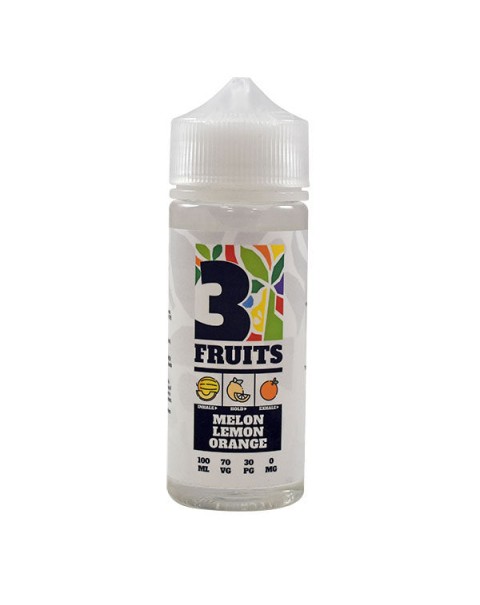 3 Fruits Melon Lemon Orange 0mg 100ml Short Fill E-Liquid