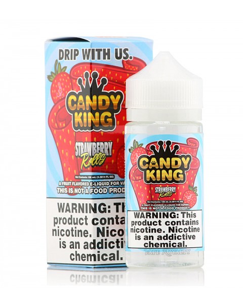 Drip More Candy King: Strawberry Rolls E-liquid 100ml Short Fill