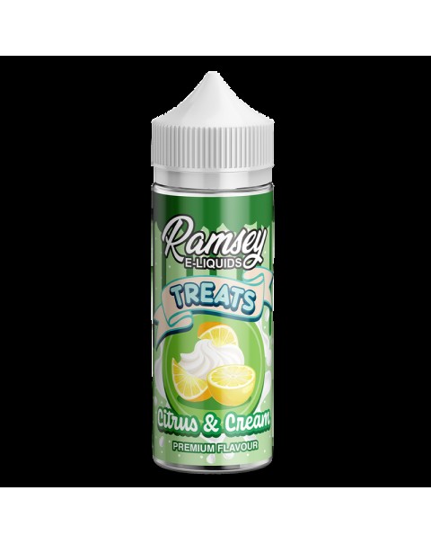 Ramsey E-Liquids Treats Citrus Cream 0mg 100ml Short Fill E-Liquid
