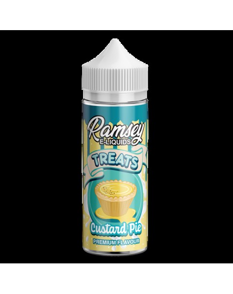 Ramsey E-Liquids Treats Custard Pie 0mg 100ml Short Fill E-Liquid