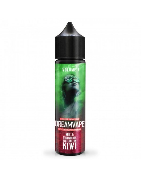 Dreamvape Mix 2 - Strawberry Watermelon Kiwi 0mg 5...