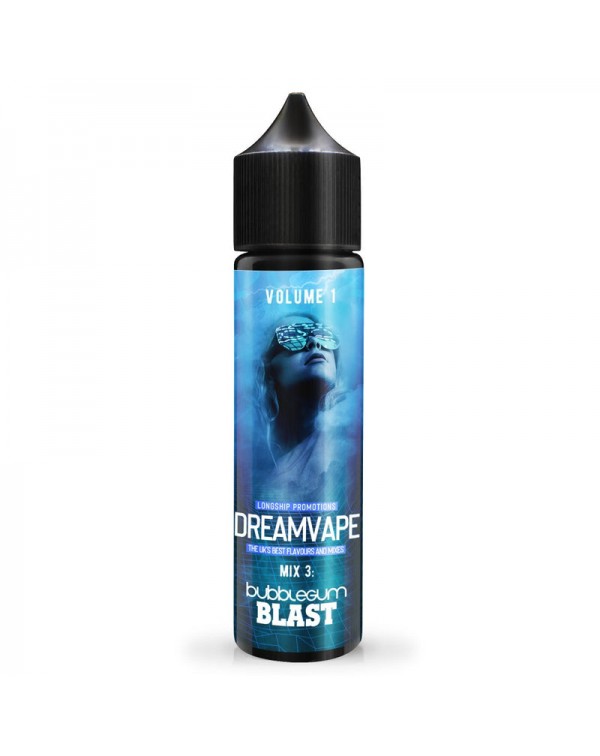 Dreamvape Mix 3 - Bubblegum Blast 0mg 50ml Short F...