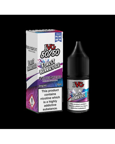 IVG Salt Forest Berries Ice 10ml TPD Compliant E-liquid (Juicy Range)