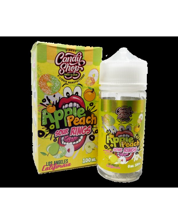 Finest E-liquids Apple Peach Sour Rings 0mg 100ml ...