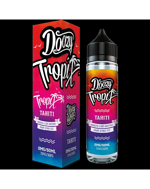 Doozy Vape Tropix: Tahiti 0mg 50ml Short Fill E-Li...