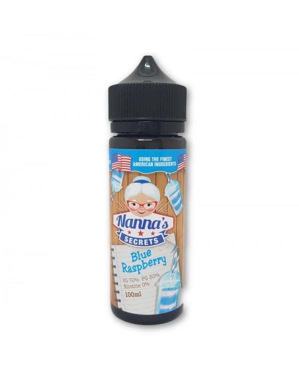 Nanna's Secret Blue Raspberry E-liquid 50ml Sh...