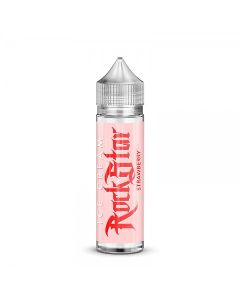 Rockstar Ice Cream Strawberry E-liquid 50ml Short Fill