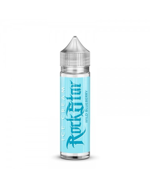 Ice Cream Wild Blueberry E-liquid by Rockstar 50ml Short Fill