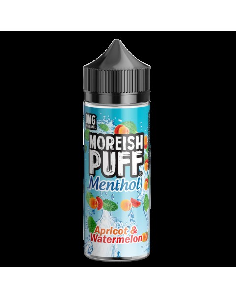 Moreish Puff Menthol Apricot & Watermelon 0mg 100ml Short Fill E-Liquid