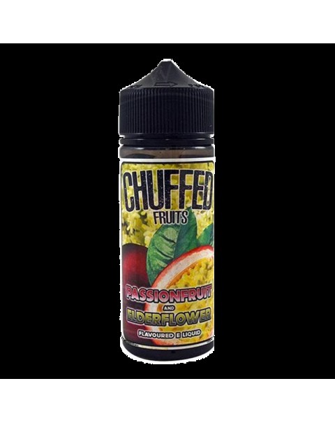 Chuffed Fruits: Passionfruit & Elderflower 0mg 100ml Short Fill E-Liquid