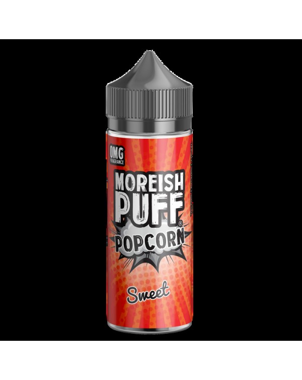 Moreish Puff Popcorn Sweet 0mg 100ml Short Fill E-...