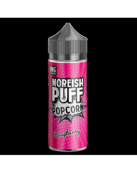 Moreish Puff Popcorn Raspberry 0mg 100ml Short Fill E-Liquid