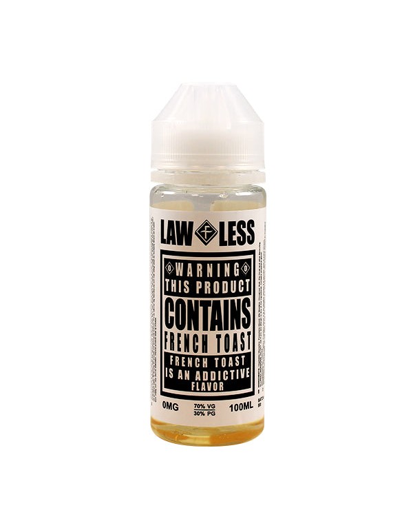 Flawless Law Less: French Toast E-liquid  100ml Sh...