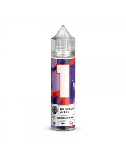 The Good Life Vape Co. No.1 Blackcurrant Ice Pop 0mg 50ml Short Fill E-Liquid