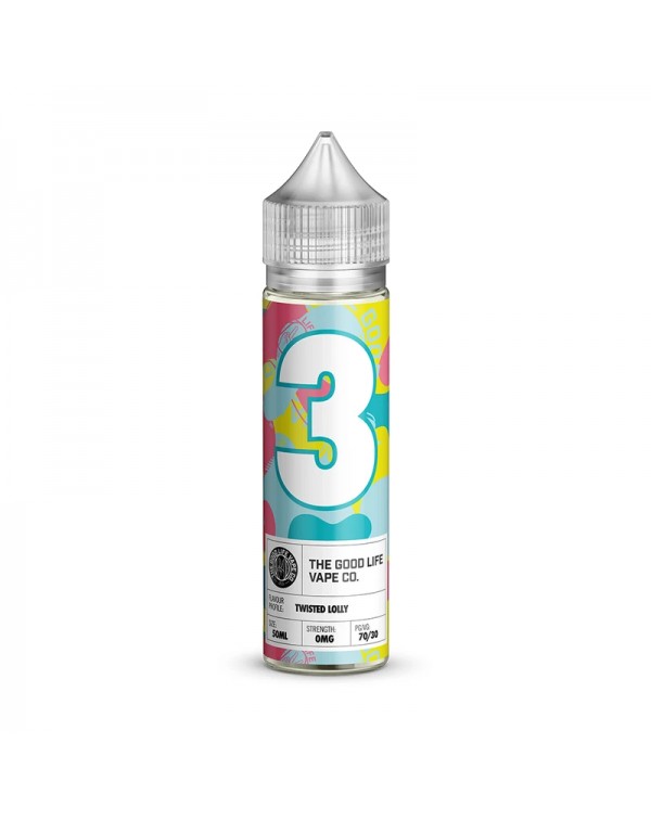 The Good Life Vape Co. No.3 Twister Lolly 0mg 50ml...