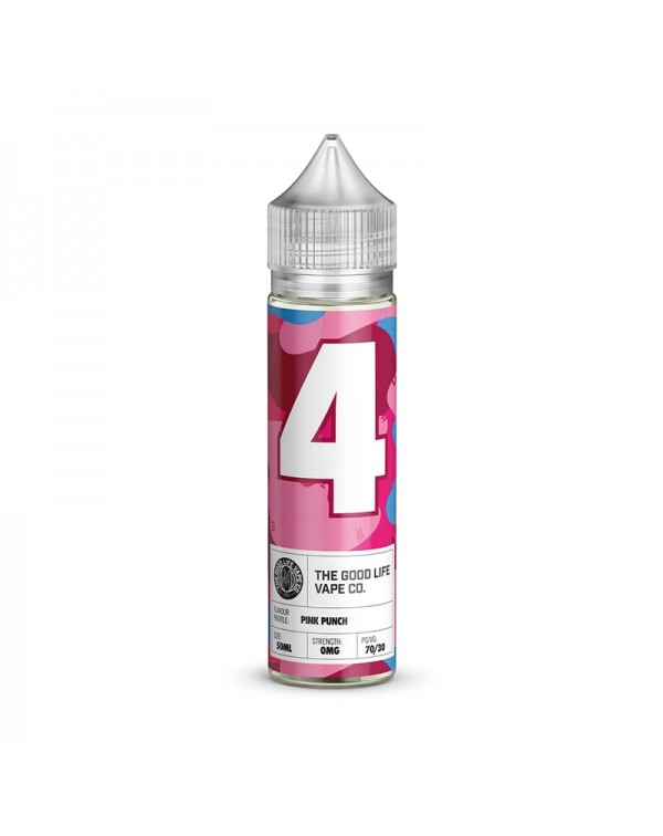 The Good Life Vape Co. No.4 Pink Punch 0mg 50ml Sh...