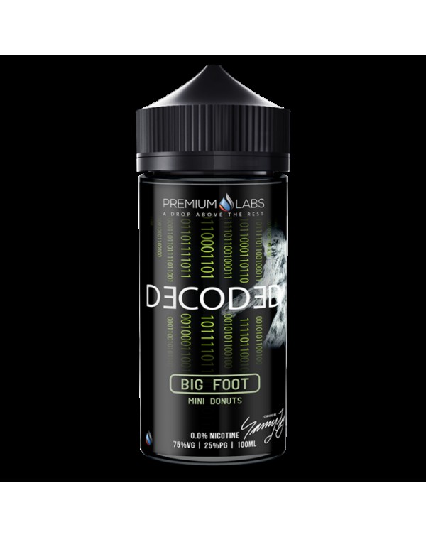 Premium Labs Decoded: Big Foot E-liquid 100ml Shor...