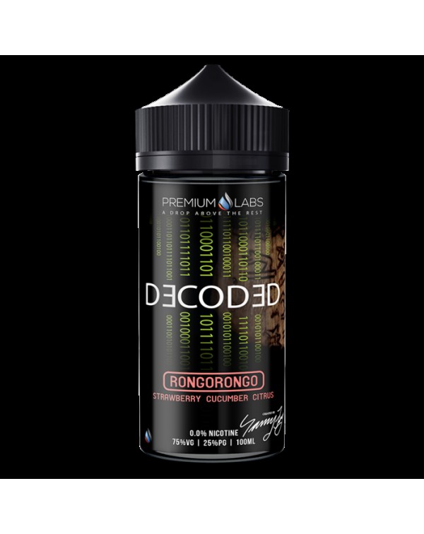 Premium Labs Decoded - Rongorongo E-liquid 100ml S...