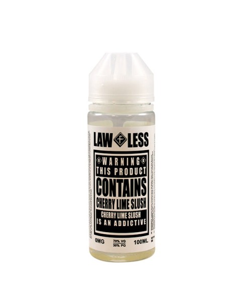 Flawless Law Less: Cherry Lime Slush E-liquid 100ml Short Fill