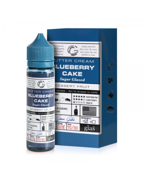 Glas Blueberry Cake E-liquid 50ml Short Fill