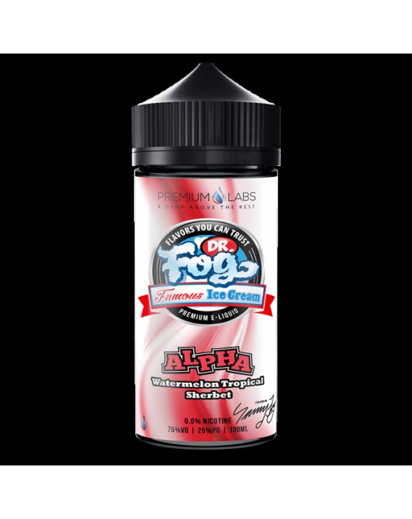 Dr Fog Alpha Ice Cream E-liquid 100ml Short Fill