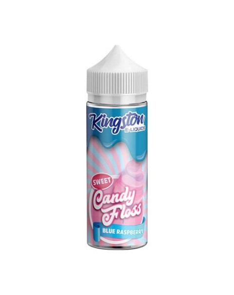 Kingston Sweet Candy Floss: Blue Raspberry 0mg 100ml Short Fill E-Liquid
