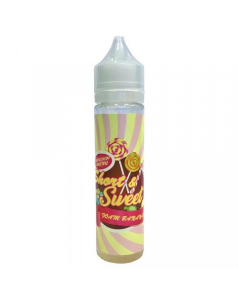 Short & Sweet Foam Banana by Viking Vape 50ml Short Fill 0mg
