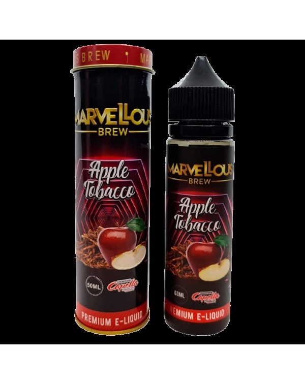 Marvellous Brew Apple Tobacco 0mg 50ml Short Fill ...