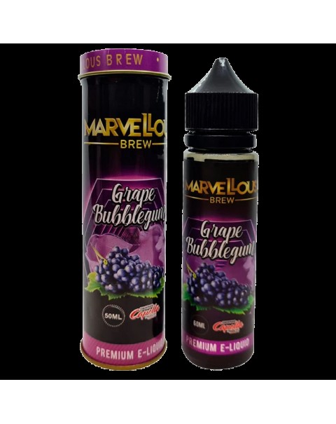 Marvellous Brew Grape Bubblegum 0mg 50ml Short Fill E-Liquid