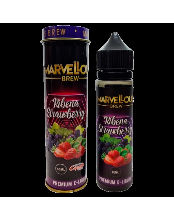 Marvellous Brew Ribena Strawberry 0mg 50ml Short F...