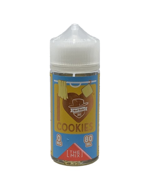 Mad Hatter Juice I Love Cookies 0mg 100ml Short Fill E-Liquid