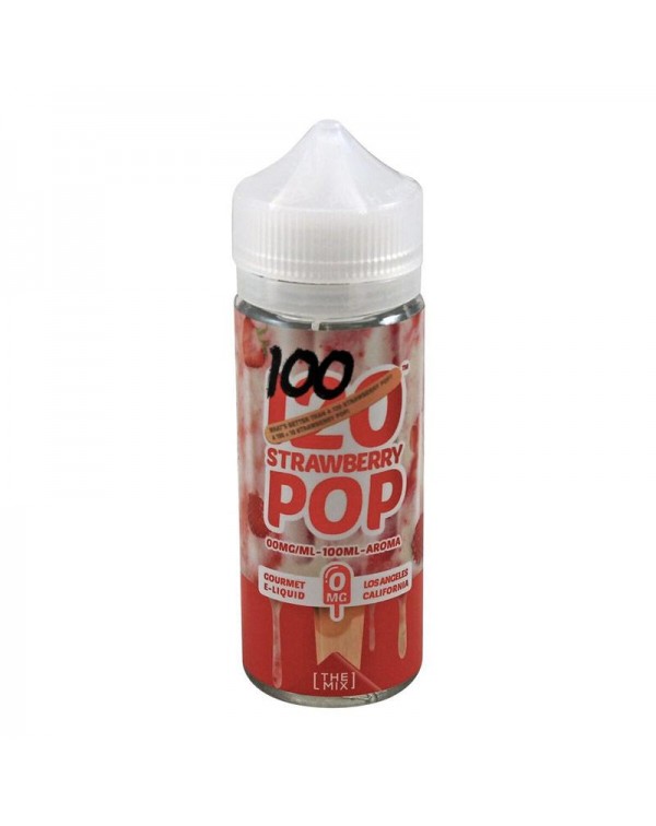 Mad Hatter Strawberry Pop 100 0mg E-Liquid 100ml S...