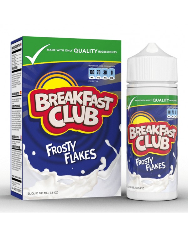 Breakfast Club Frosty Flakes 0mg 100ml Short Fill ...