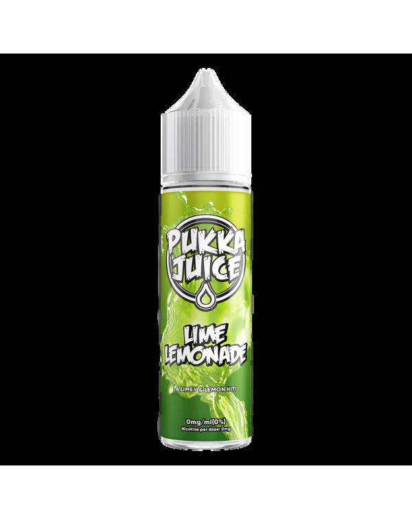 PUKKA JUICE LIME LEMONADE 0MG 50ML SHORT FILL