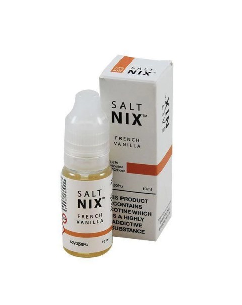 Salt Nix French Vanilla 18mg 10ml Nic Salt E-Liquid