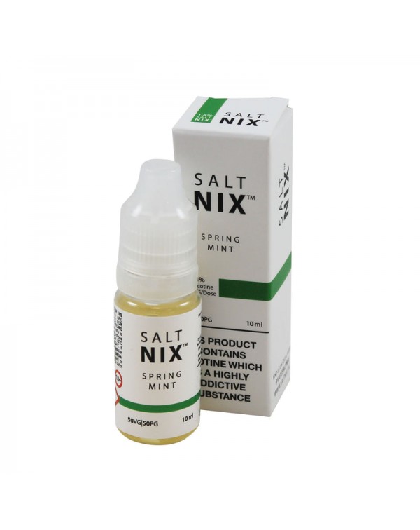 Salt Nix Spring Mint 18mg 10ml Nic Salt E-Liquid